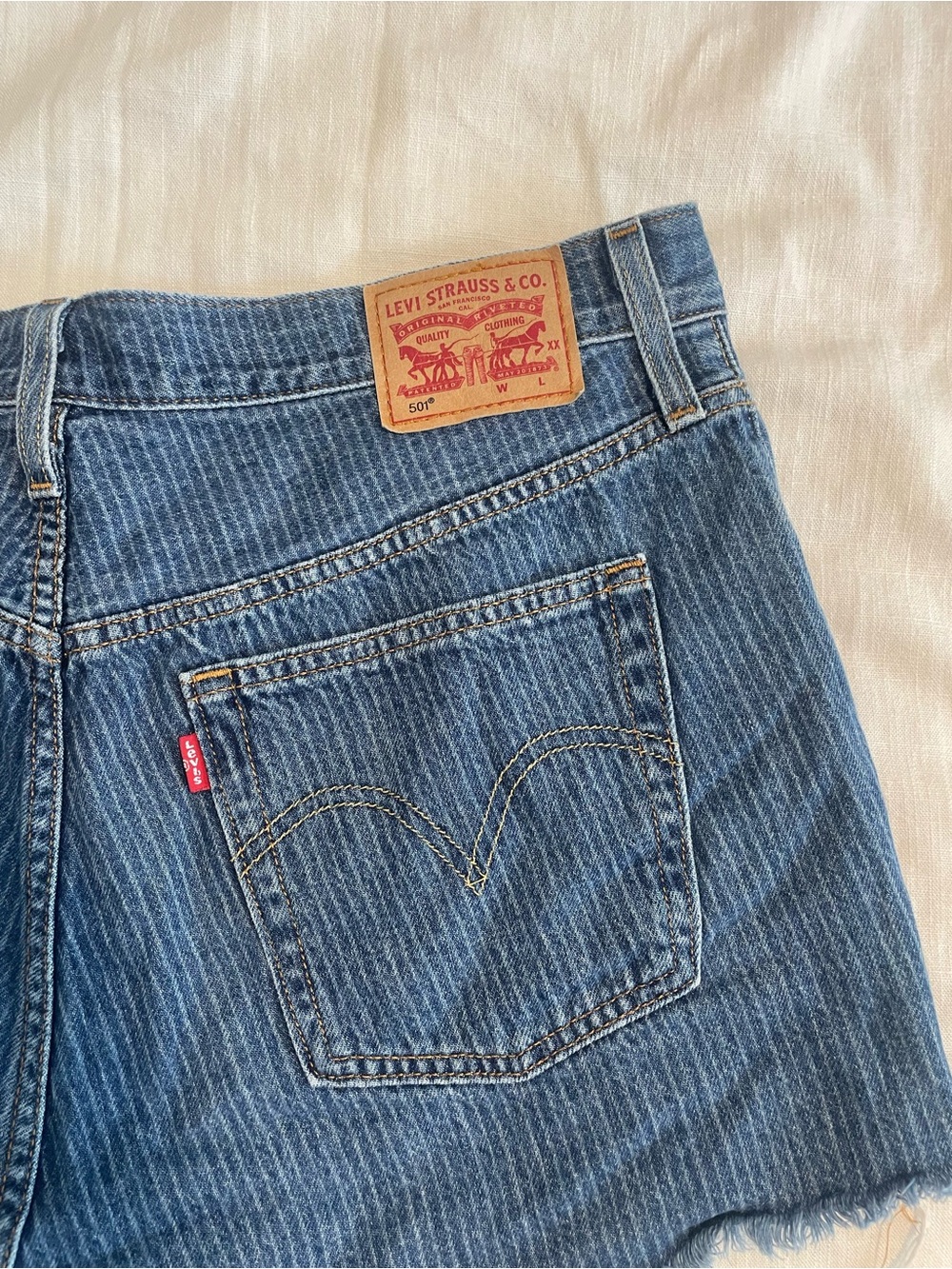 Levi's Blue 501 Denim Jeans